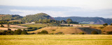 View over the fields from our house