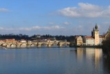 Vltava River and Charles Bridge