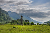 Glenfinnan Monument to the Jacobite uprising at the head of Loch Schiel in Lochaber Scottish highlands Scotland United Kingdom