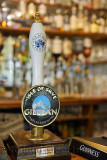 Tap for Gillean beer from Isle of Skye Brewery at Taigh Ailean Hotel bar Scotland UK