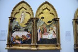 Jacopo di Cione - The San Pier Maggiore Altarpiece; The Resurrection and The Three Marys at the Sepulchre (1370-1371) - 2947
