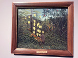 Le Douanier Rousseau - Combat du tigre et du taureau. Un bois tropical (1909) - Muse de lErmitage, St Ptersbourg -  4269