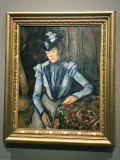 Paul Czanne - La Dame en bleu (1899) - Muse de lErmitage, St Ptersbourg - 4339