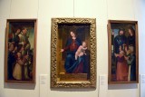 Sts Gervase & Bernard with the Faithful: Madonna and Child Enthroned; Sts Sebastian & Roque (1510-15) - Pseudo-Boltraffio - 1981