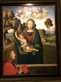 Madonna con Gesu Bambino e un donatore (XVI Secolo) - Bernardino di Betto, detto Pinturicchio - 2265
