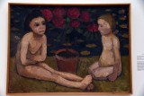 Two Nude, Seated Children (1906) - Paula Modersohn-Becker - 4083