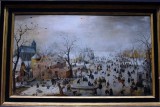 Winter Landscape with Ice Skaters (1608) - Hendrick Avercamp - 4571