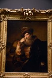 Old Man Seated at a Table with Globe (1645-1650) - Ferdinand Bol - 5171