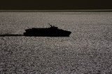Ferry silhouette