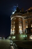 Chateau Frontenac and moon