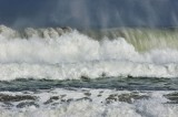 Boca Beach, hurricane Sandy waves