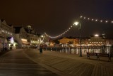 Foggy Boardwalk night