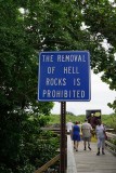 Do not remove rocks from Hell