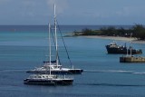 Sailboats at Grand Turk