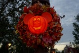 Liberty Square Halloween decor