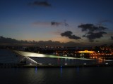 Old San Juan docks by night