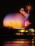 Spaceship Earth closeup, Epcot