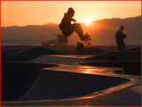 Skateboarder Sunset