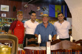 2017 - Ken, John and Staff of the Madeirense Restaurant in Faro, Algarve - Portugal
