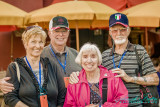 2017 - Carolynn, Frank Weatherbie & Dorothy, Frank Pineau, Piazza del Campo - Siena, Tuscany - Italy