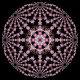 This shows the details of the center part or the previous kaleidoscope