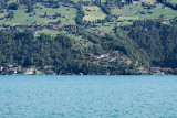 At Lake Thun - looking from Spiez to the other shore (the right shore or north shore)