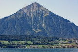 Mount Niesen, with its peak 2362 meters above sea level, south of Lake Thun