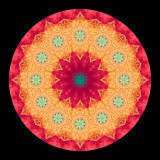 Evolved kaleidoscope created with a picture of an amateur painting