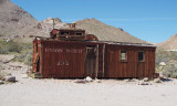 At ghost town of Rhyolite just outside Death Valley National Park