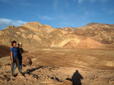 The wind blows on Artists Drive, Death Valley