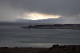 Break in the clouds over Mono Lake