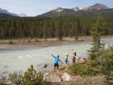 By the Athabasca river