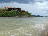 Approaching La Casa del Suizo Resort near Ahuano village in the Amazon region