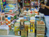 Store in the food market in Otavalo, Ecuador
