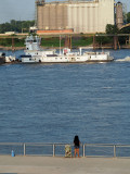Watching the action on the Mississippi, St. Louis