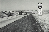 Interstate 44 West 66 button sign (1961) 