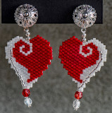 Wrap Up My Heart Earrings - clip on (sold)