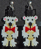 Polar Bear with Top Hat - clip-on Sold