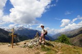 Signpost and cairn