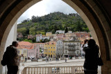 Sintra center from the Palace