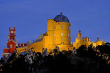 Pena Palace from Chalet of Condessa D Edla garden