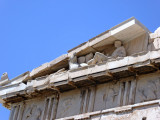 East pediment of the Parthenon on the Athens Acropolis
