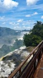 Catwalk above part of Iguazu Falls
