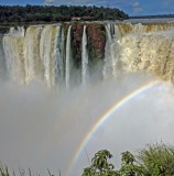 Rainbow in the Mist at Devils Throat, Iguazu Falls