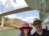 Going under Centennial Bridge on Our Balcony