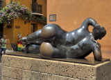 Locals think rubbing one of the Fat Lady Sculptures Charms brings Good Luck
