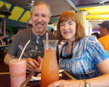 Pink Iguana & Happy Tourist (drinks) at Iguana Joes