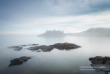 Ellingsen Island in fog