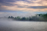 Foggy shoreline, Lake Superior