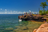 Cooling off in Lake Superior